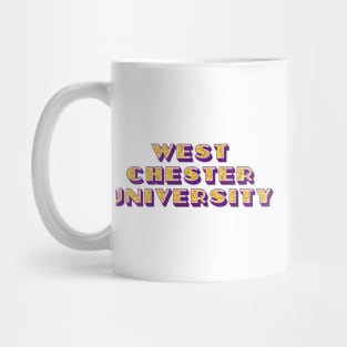 west chester glitter lettering Mug